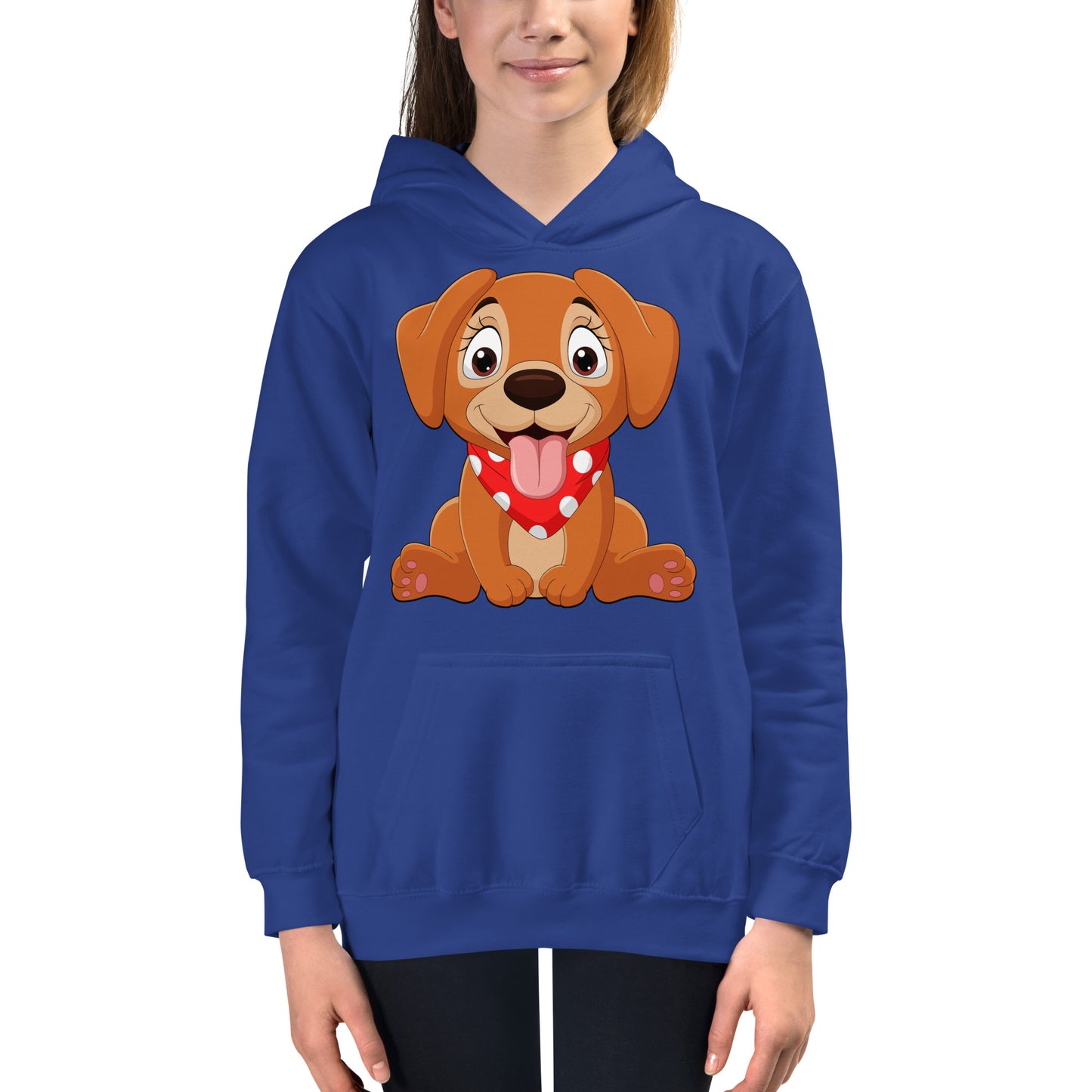 Cute Baby Dog Sitting Hoodie, No. 0147