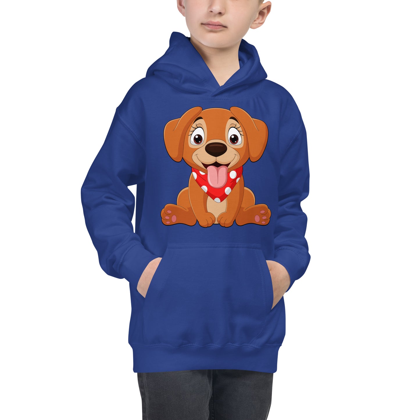 Cute Baby Dog Sitting Hoodie, No. 0147