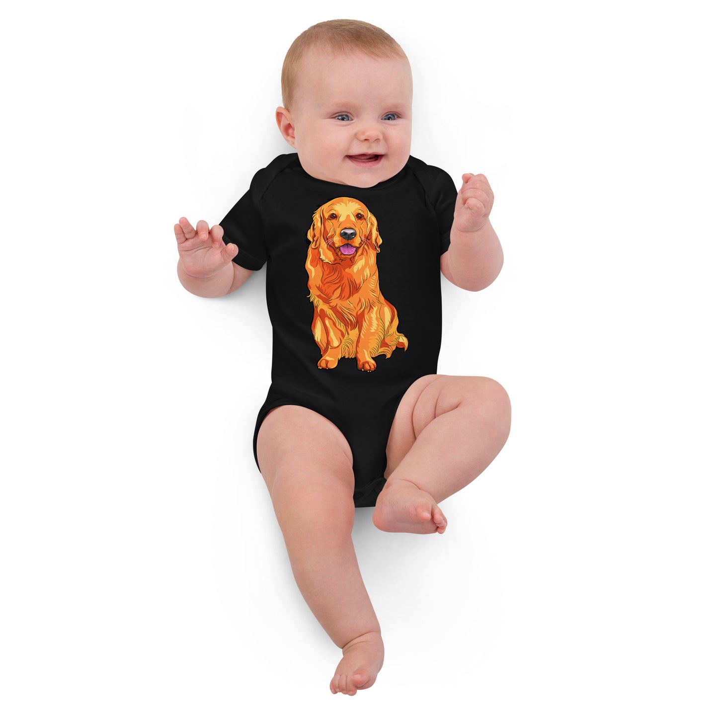 Cool Golden Retriever Dog Bodysuit, No. 0581