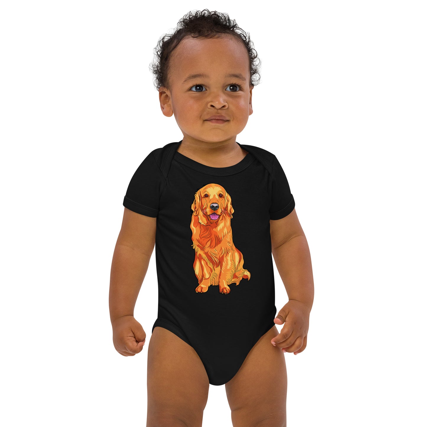 Cool Golden Retriever Dog Bodysuit, No. 0581