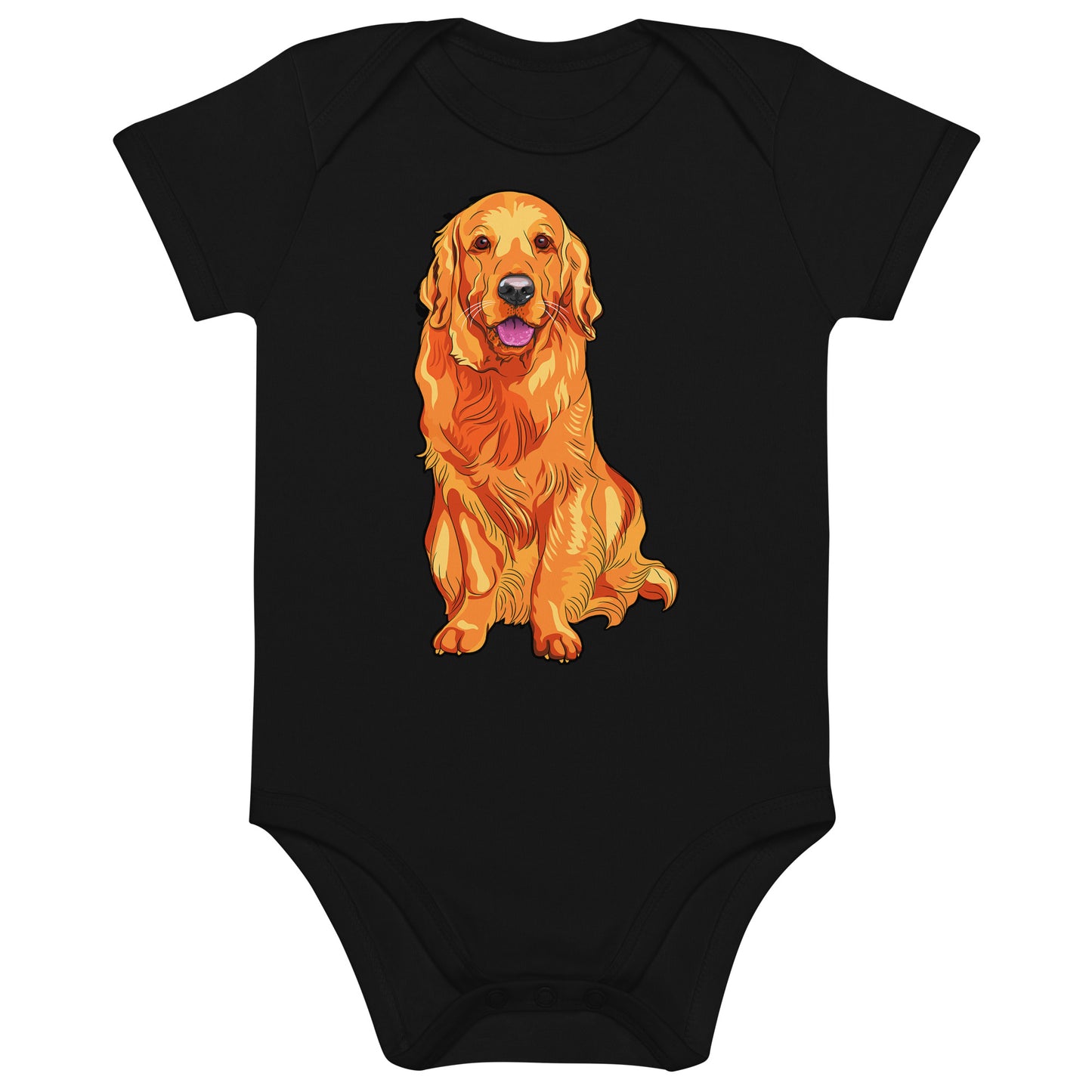 Cool Golden Retriever Dog Bodysuit, No. 0581