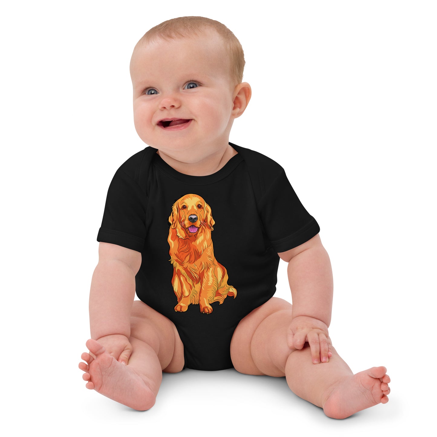 Cool Golden Retriever Dog Bodysuit, No. 0581