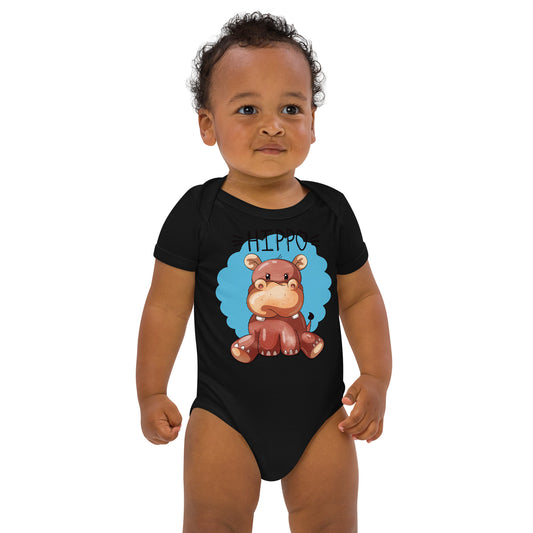 Cute Hippo Bodysuit, No. 0304