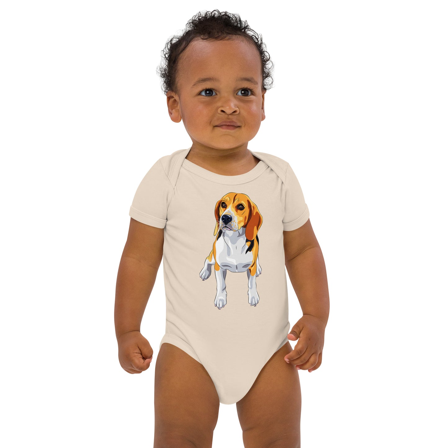 Cute Beagle Dog Bodysuit, No. 0151