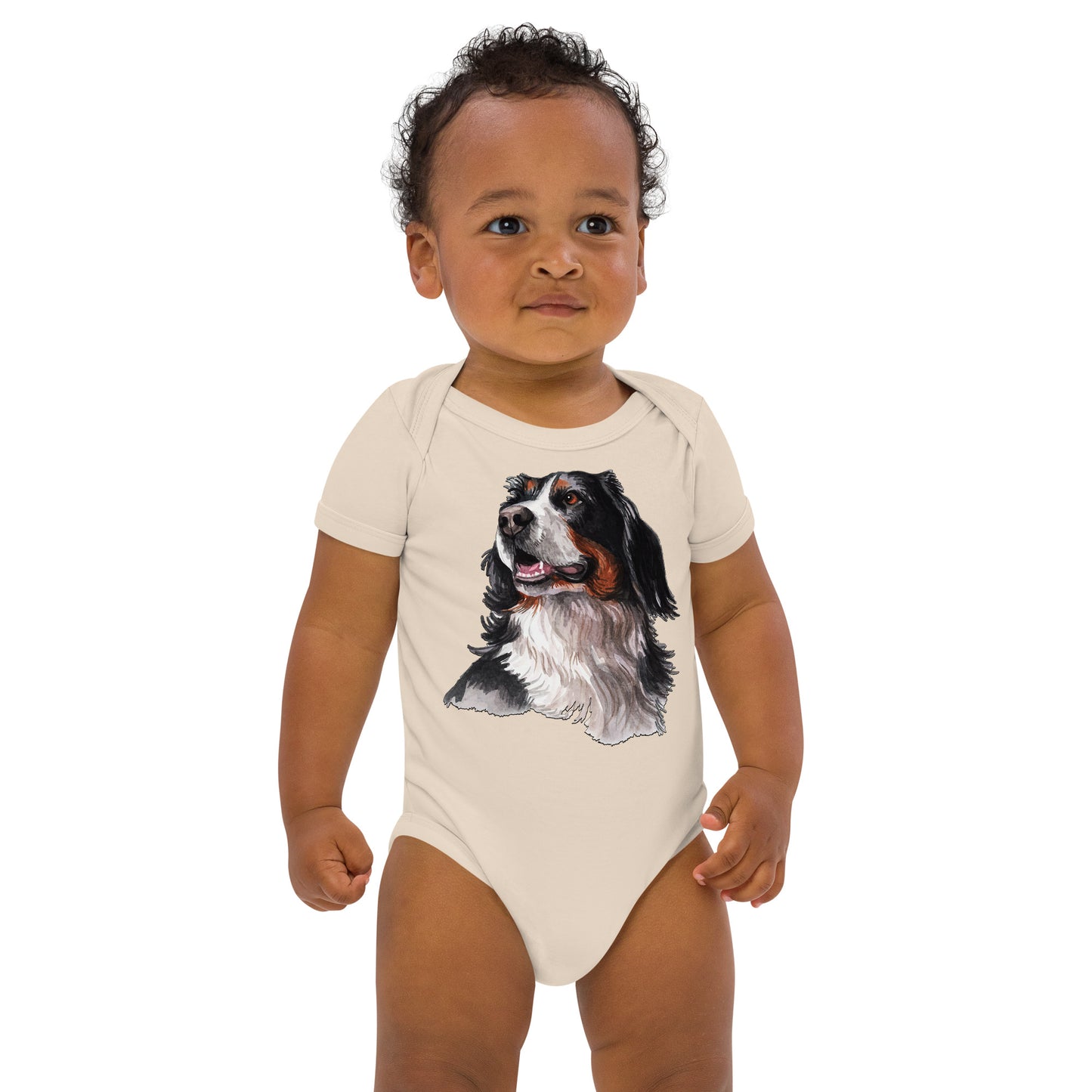 Cute Dog Portrait Bodysuit, No. 0593