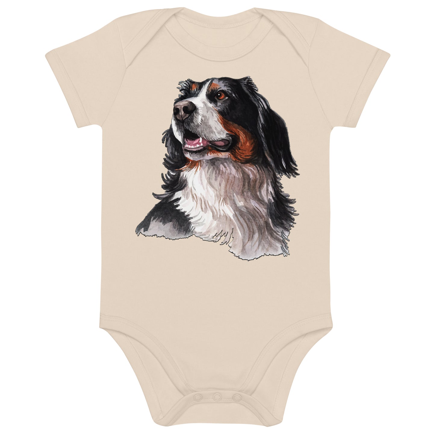 Cute Dog Portrait Bodysuit, No. 0593