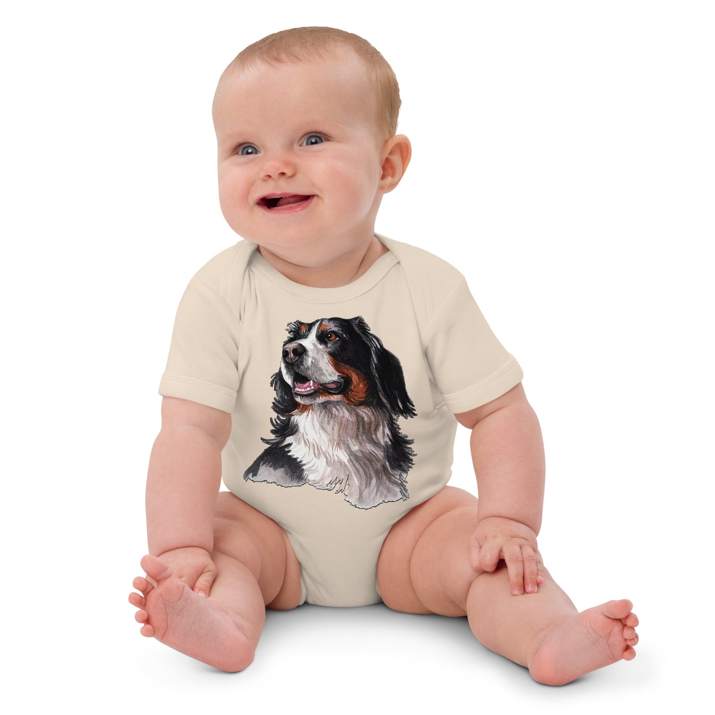 Cute Dog Portrait Bodysuit, No. 0593