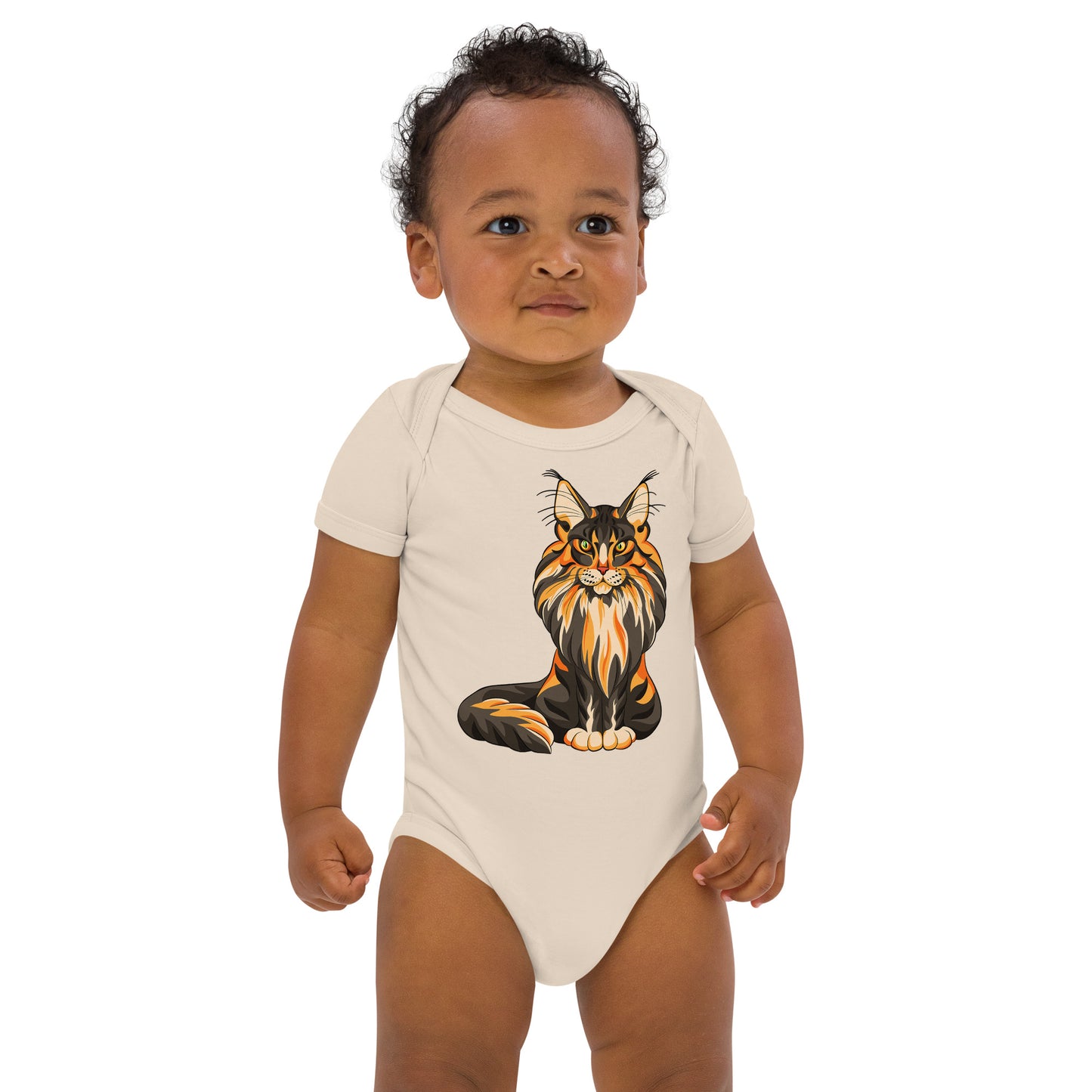 Cool Maine Coon Cat Bodysuit, No. 0582