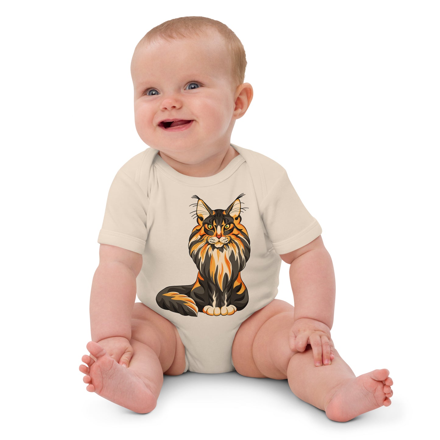 Cool Maine Coon Cat Bodysuit, No. 0582