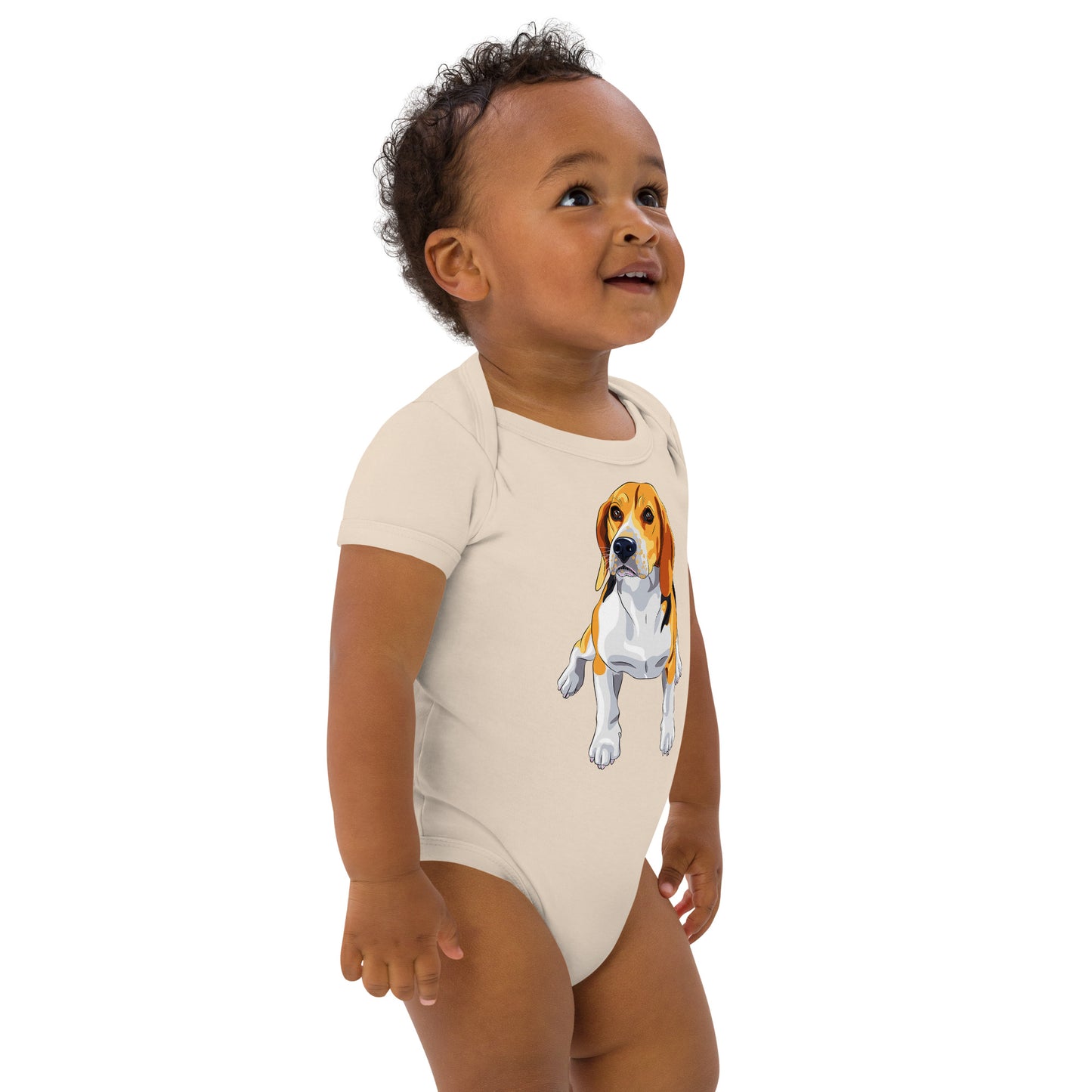 Cute Beagle Dog Bodysuit, No. 0151