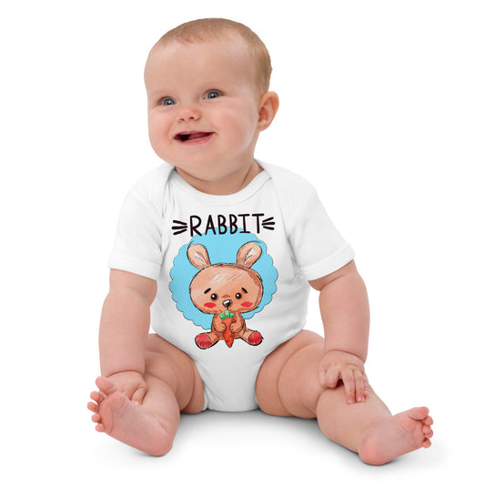 Rabbit with Carrot, Bodysuits, No. 0491