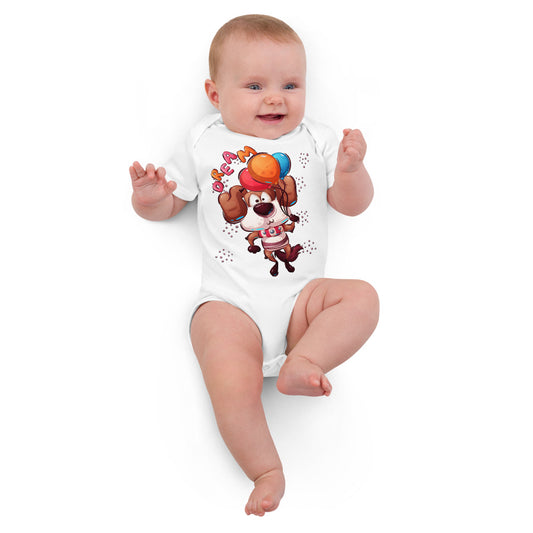 Funny Flying Dog, Bodysuits, No. 0500