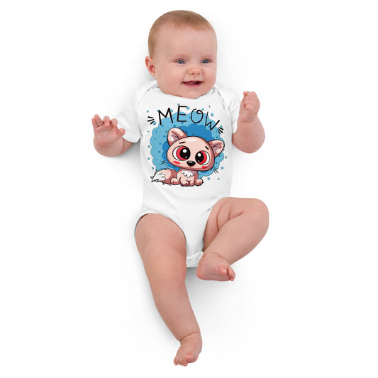 Funny Cute Kitty Cat, Bodysuits, No. 0409