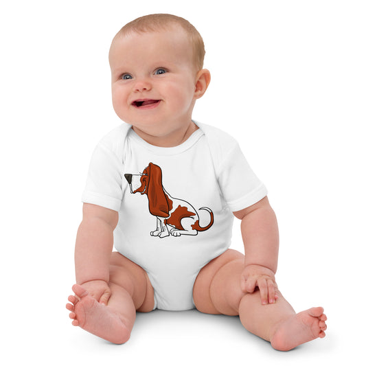 Cute Basset Hound Dog Bodysuit, No. 0150