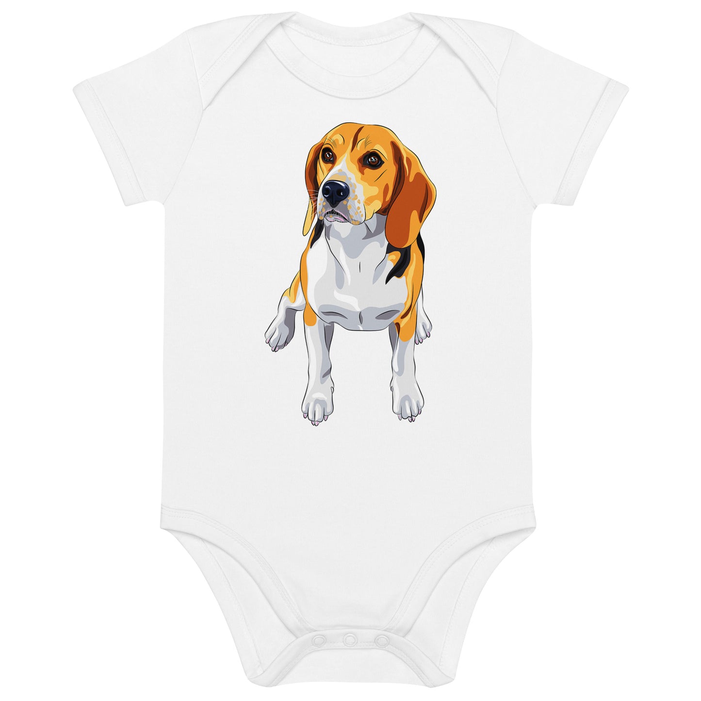 Cute Beagle Dog Bodysuit, No. 0151