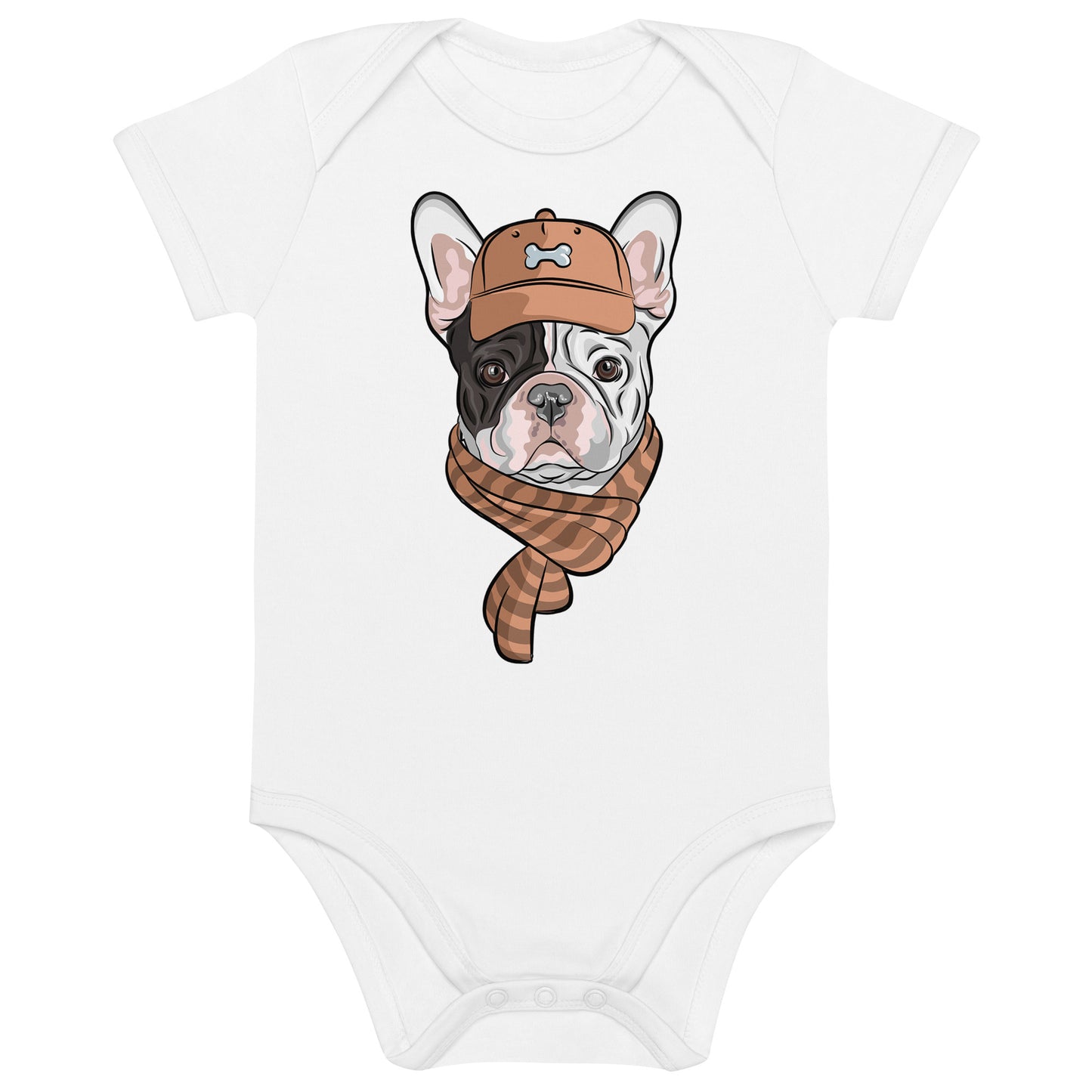 Cool French Bulldog Dog Bodysuit, No. 0130