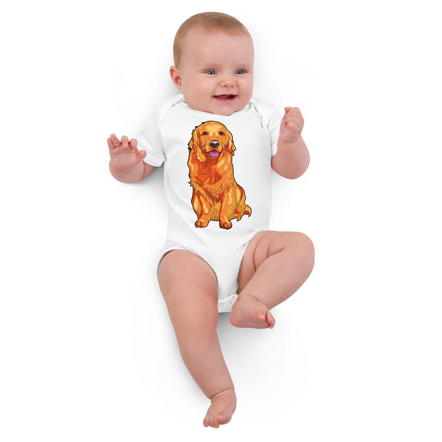 Cool Golden Retriever Dog Bodysuit, No. 0581