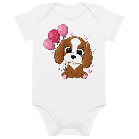 Cool Dog with Balloons Bodysuit, No. 0052