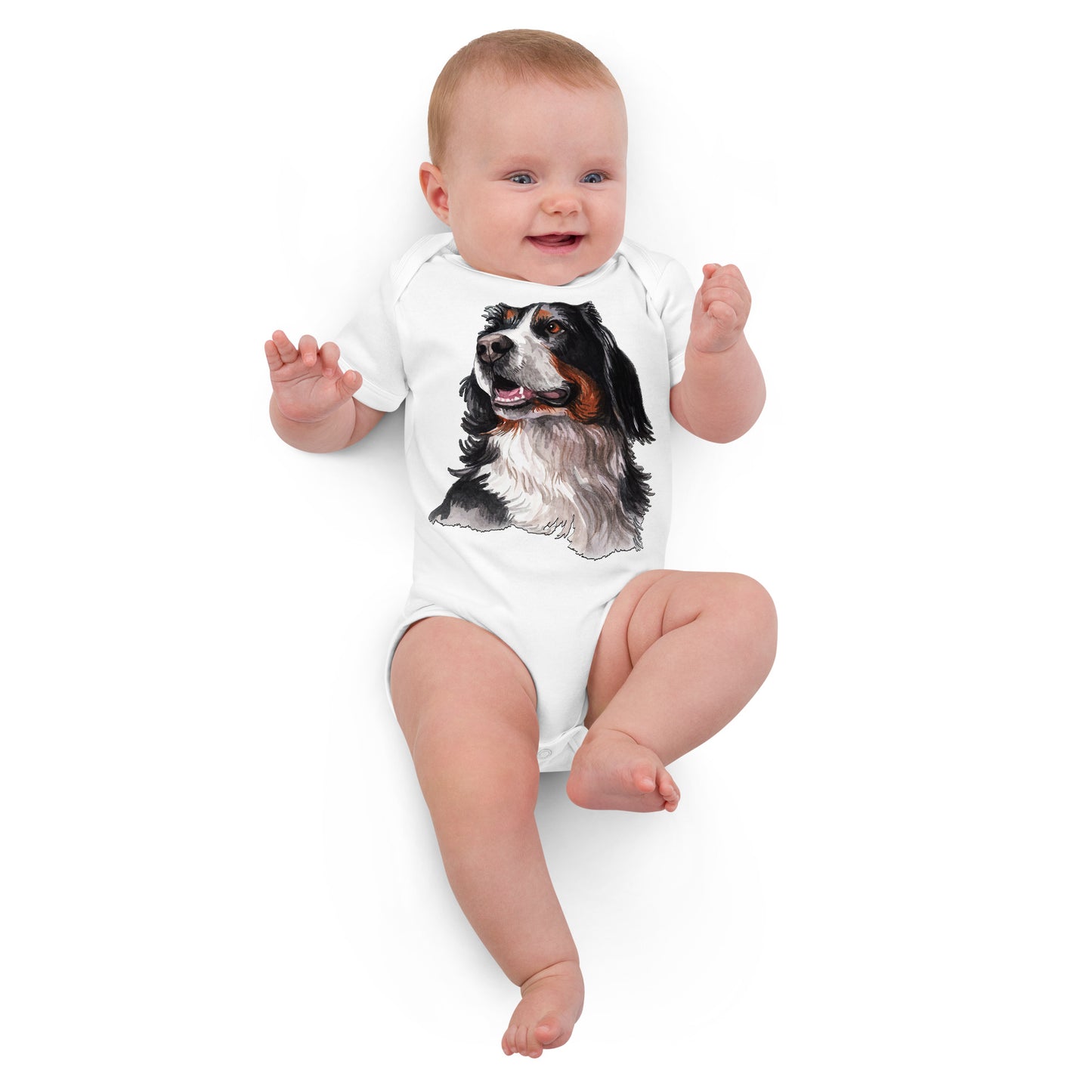 Cute Dog Portrait Bodysuit, No. 0593