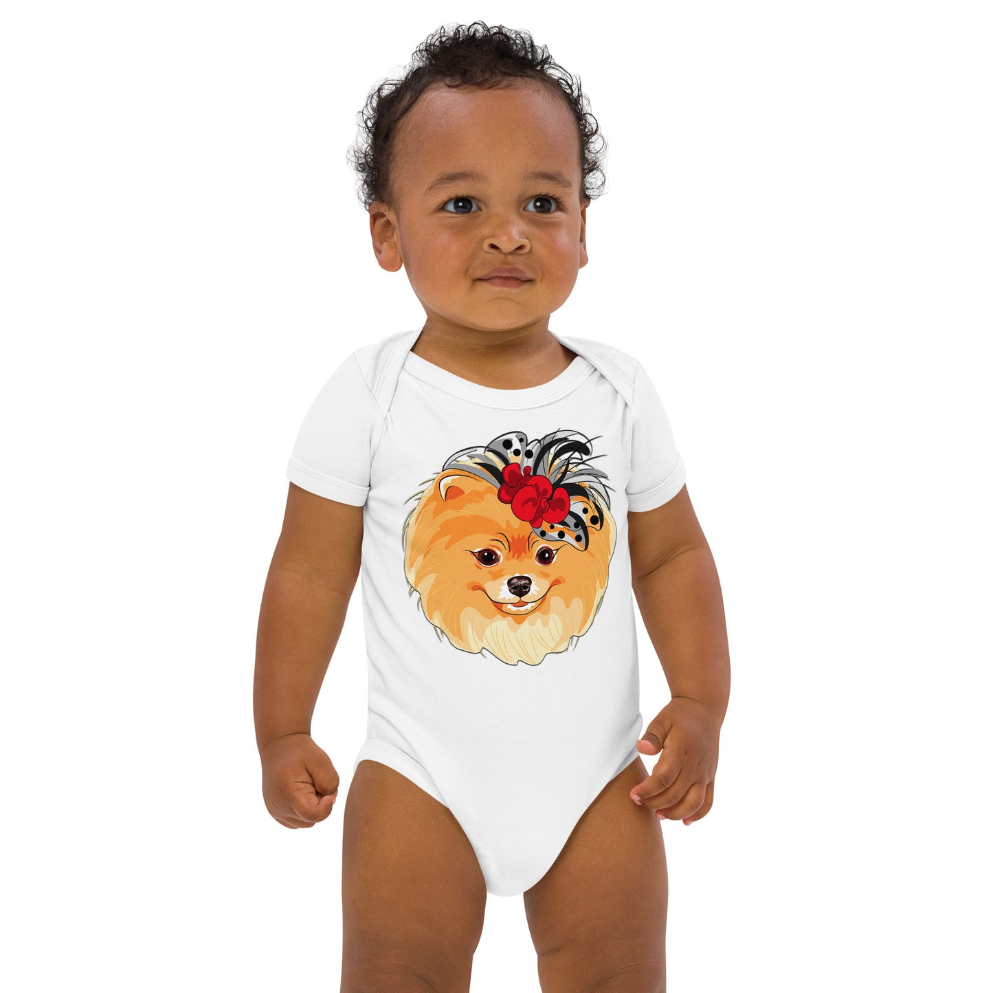 Lovely Dog Face Bodysuit, No. 0540