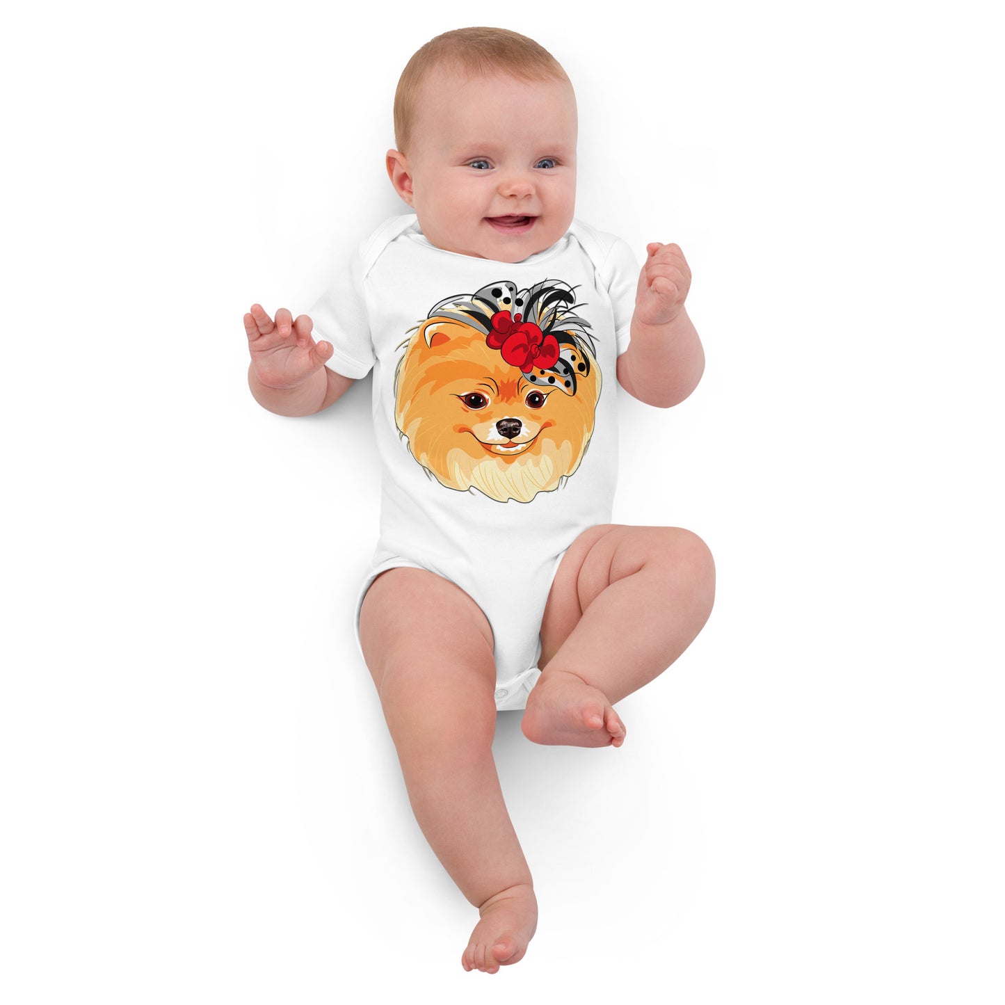 Lovely Dog Face Bodysuit, No. 0540