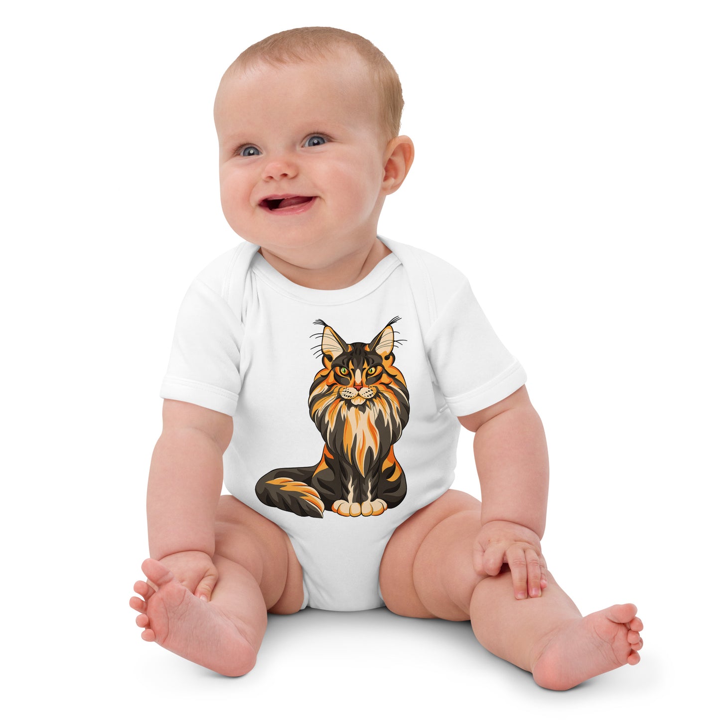 Cool Maine Coon Cat Bodysuit, No. 0582