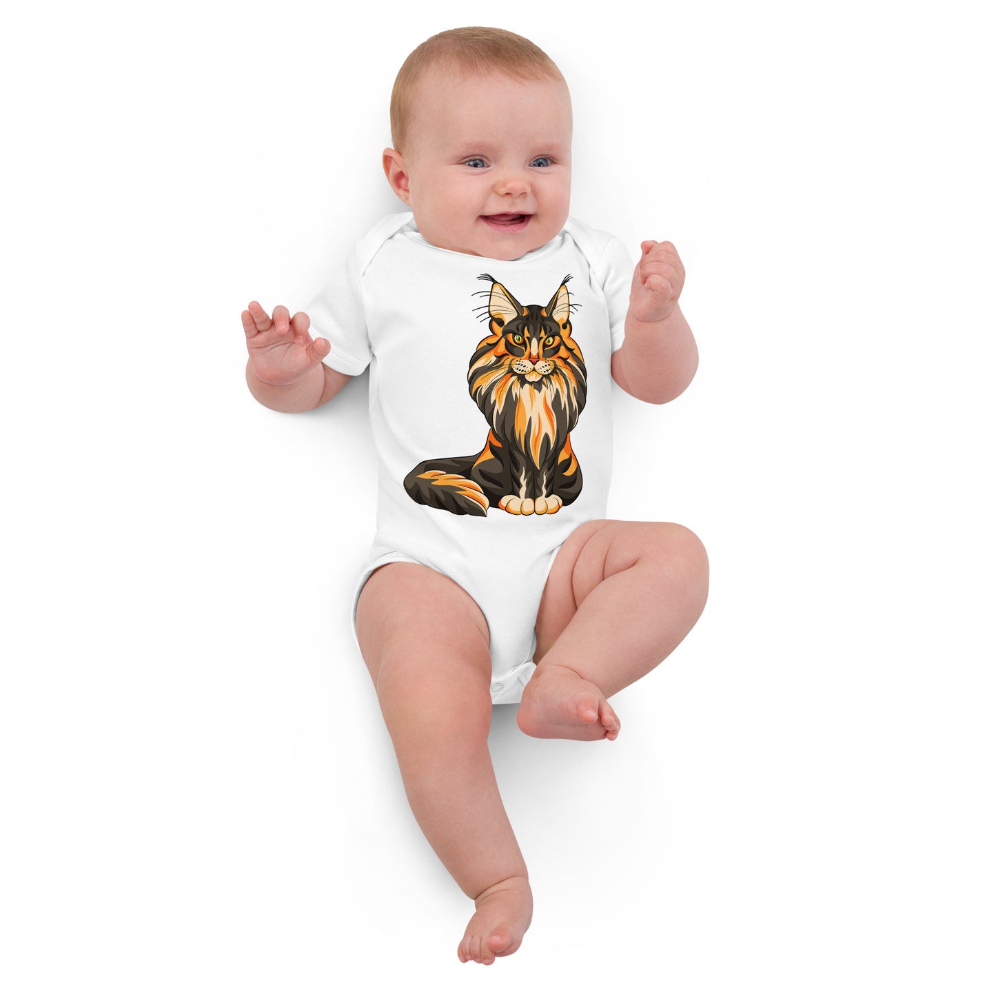 Cool Maine Coon Cat Bodysuit, No. 0582