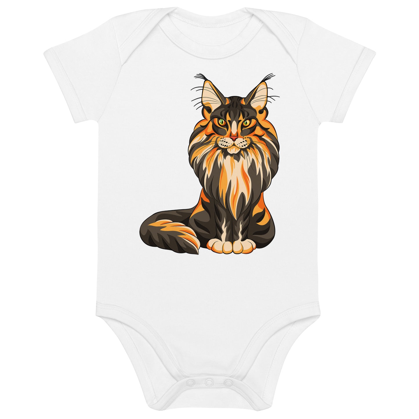 Cool Maine Coon Cat Bodysuit, No. 0582