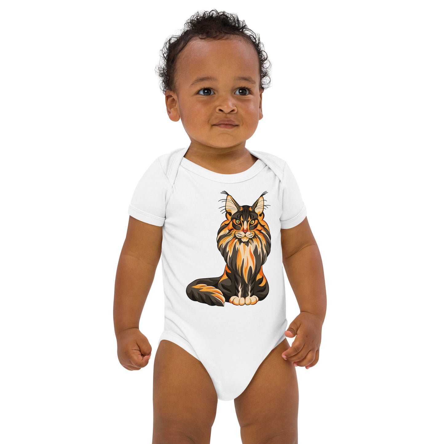 Cool Maine Coon Cat Bodysuit, No. 0582