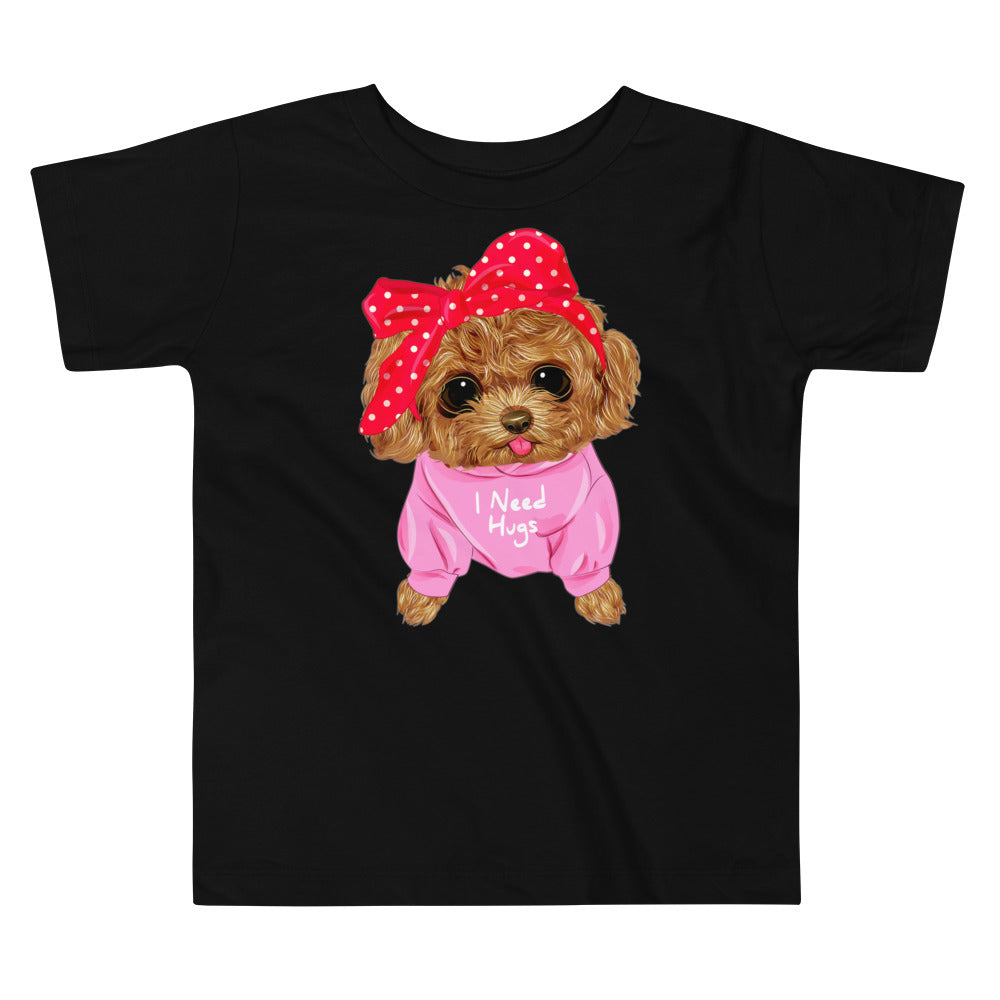 Cute Dog Puppy Needs a Hug, T-shirts, No. 0296