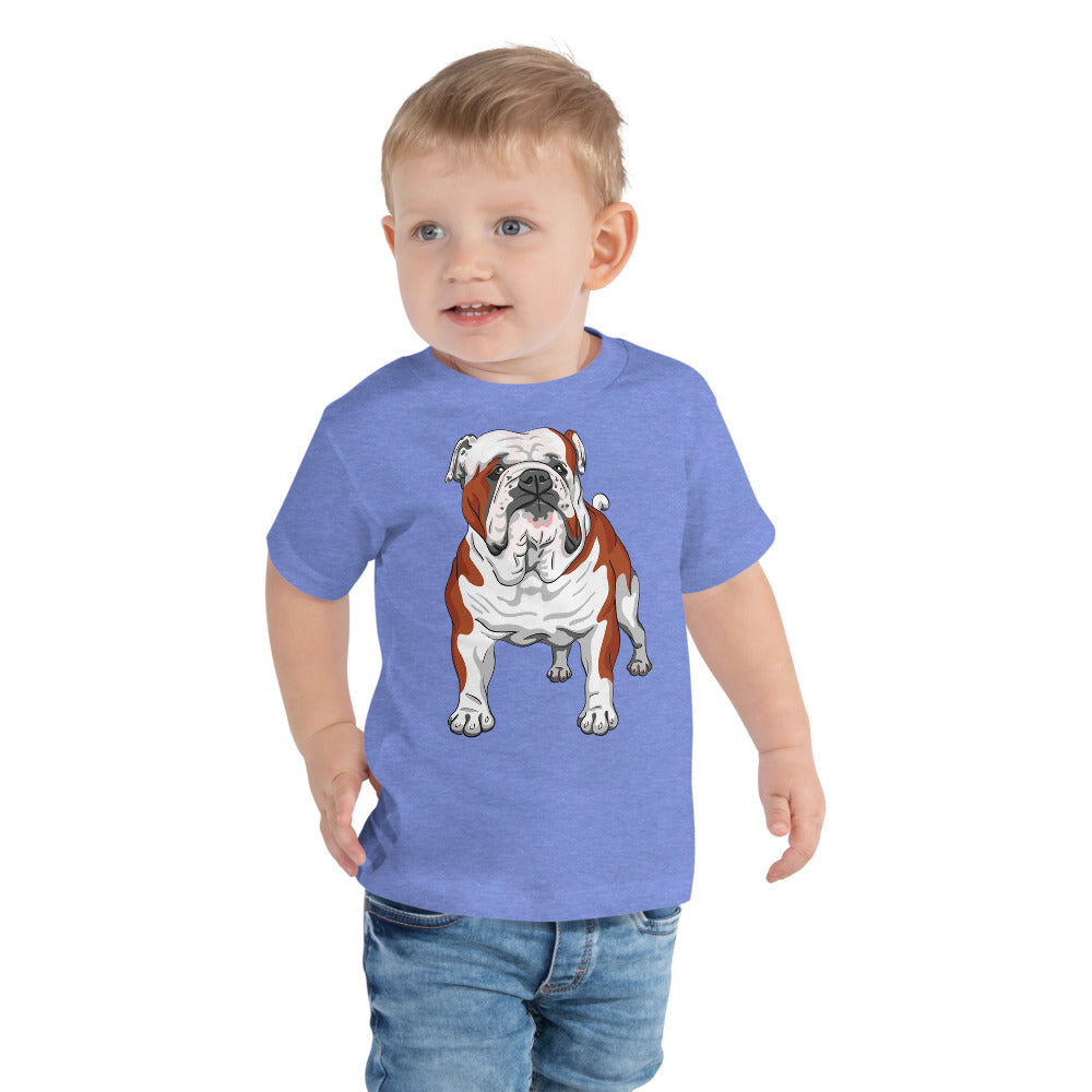 Cute English Bulldog Dog, T-shirts, No. 0197
