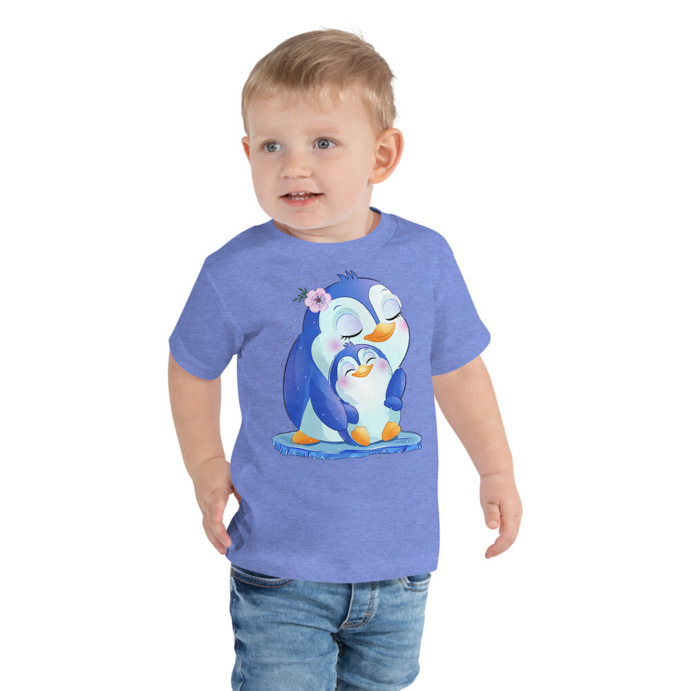 Cute Penguin Mom and Baby, T-shirts, No. 0072