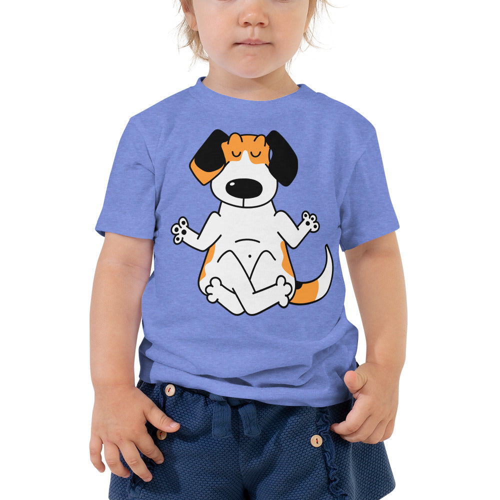 Funny Beagle Dog Practice Yoga, T-shirts, No. 0247