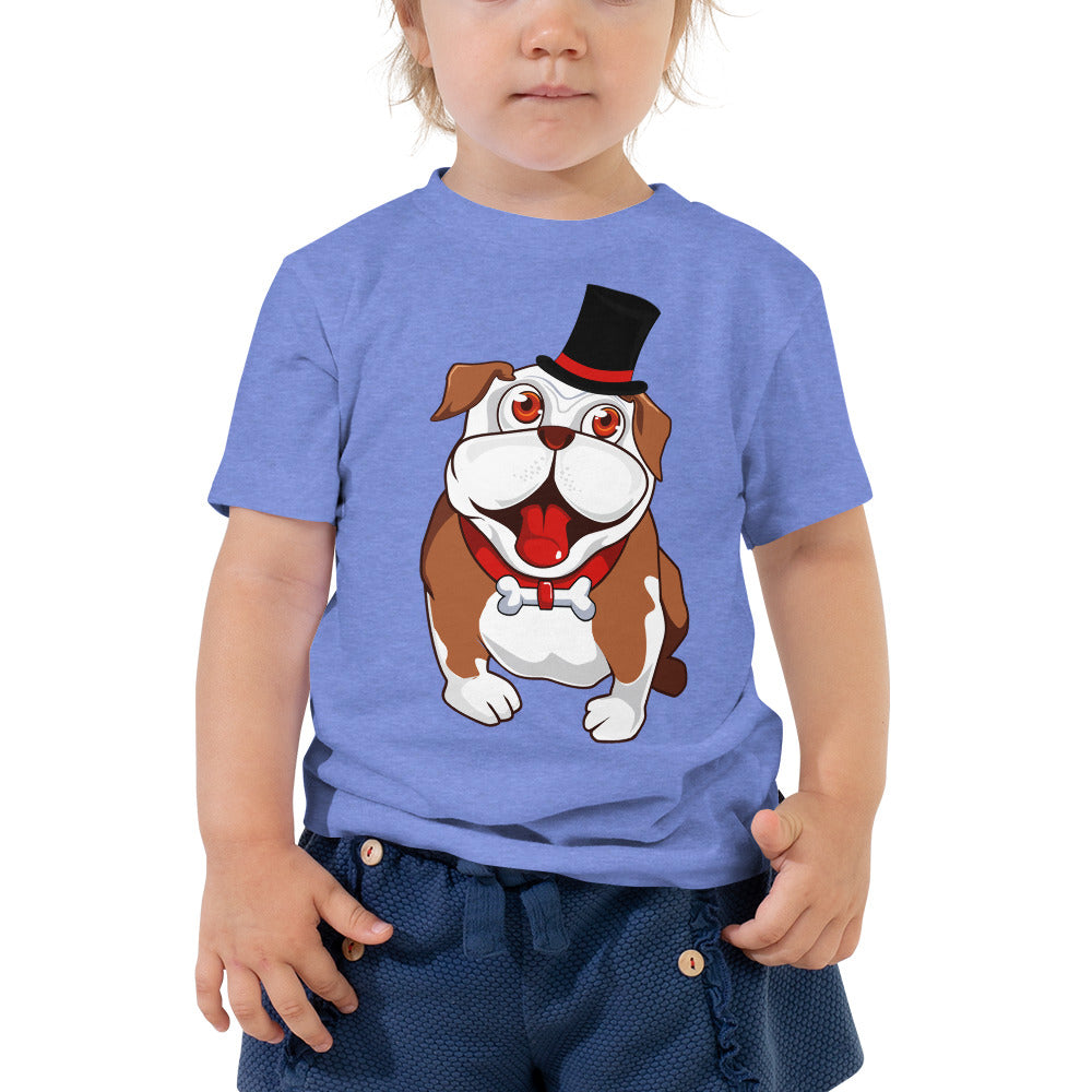 Elegant Funny Bulldog Dog, T-shirts, No. 0240