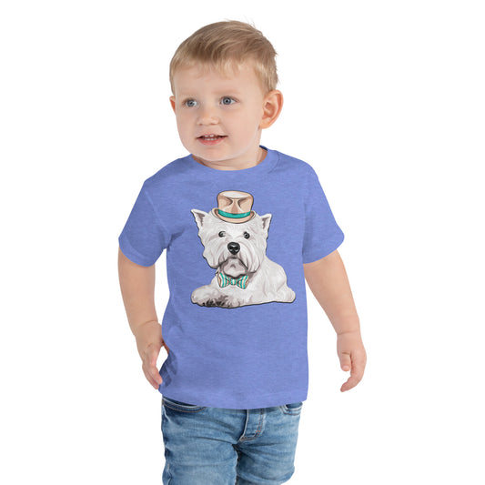 Cool West Highland White Terrier Dog T-shirt, No. 0134