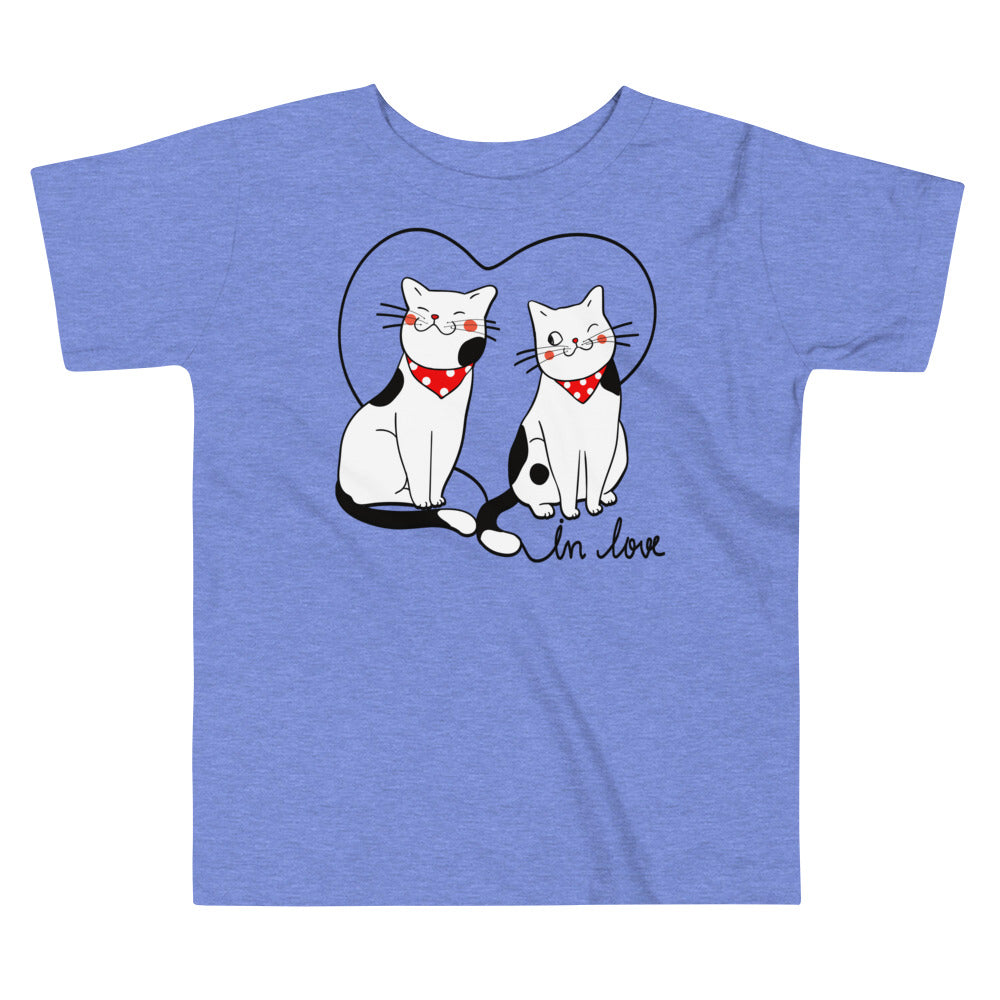 Couple Kitten Cats in Love T-shirt, No. 0137