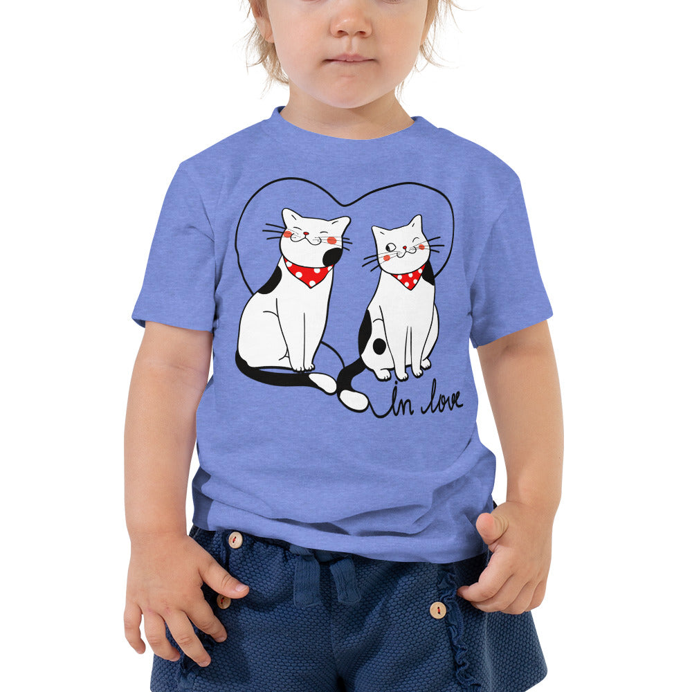 Couple Kitten Cats in Love T-shirt, No. 0137