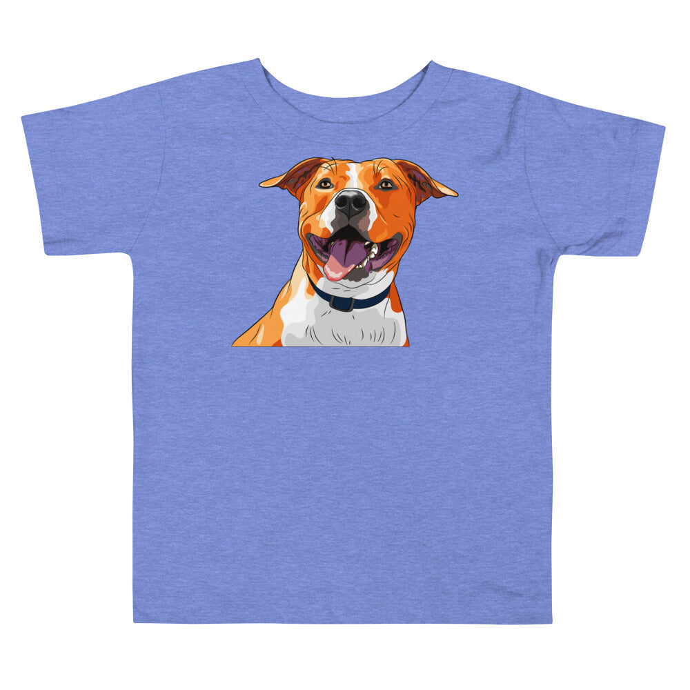 Cute American Staffordshire Terrier Dog T-shirt, No. 0586