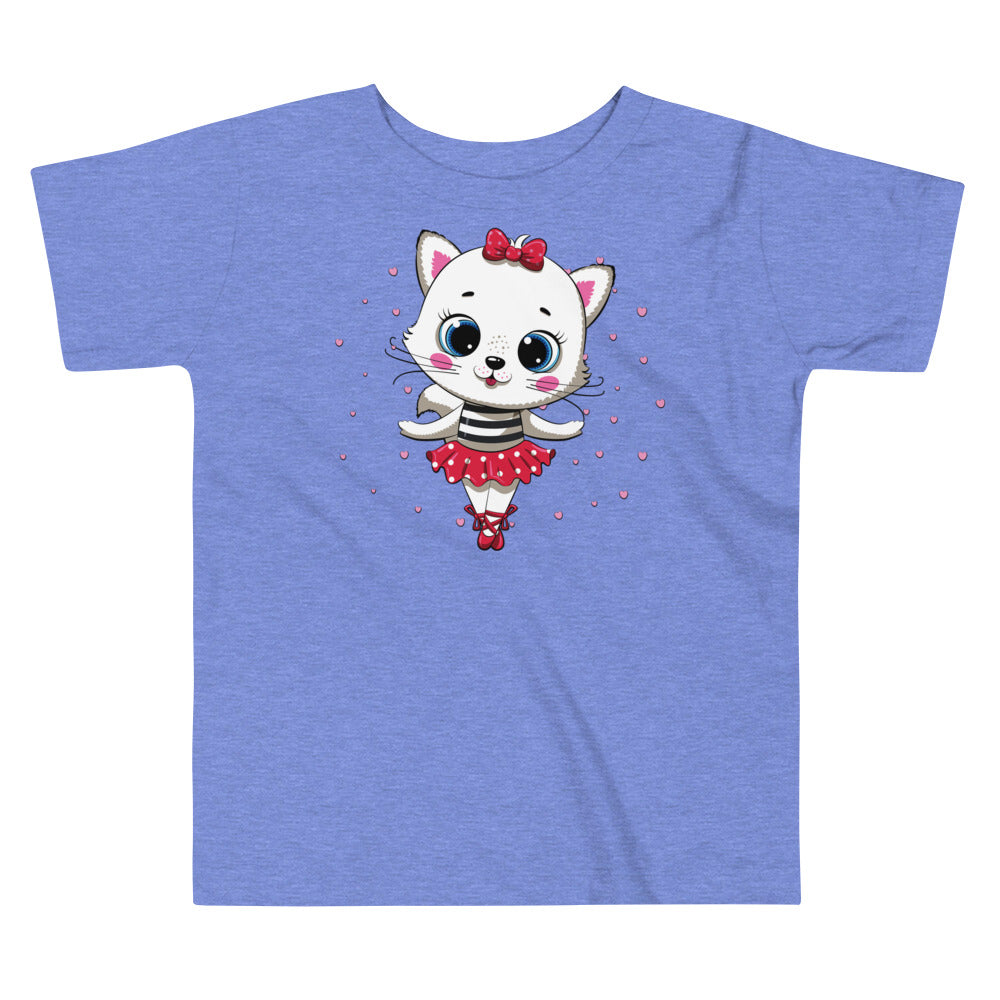 Cute Ballerina Baby Cat T-shirt, No. 0278