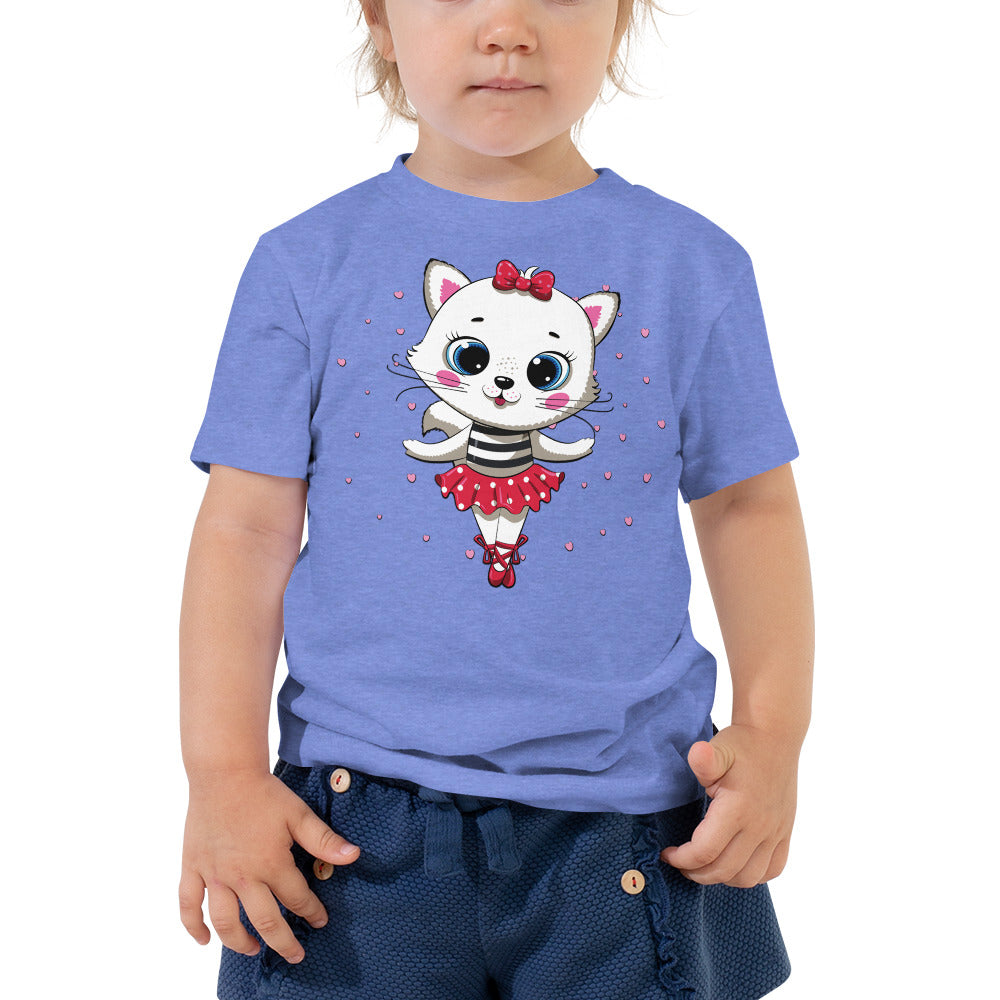 Cute Ballerina Baby Cat T-shirt, No. 0278