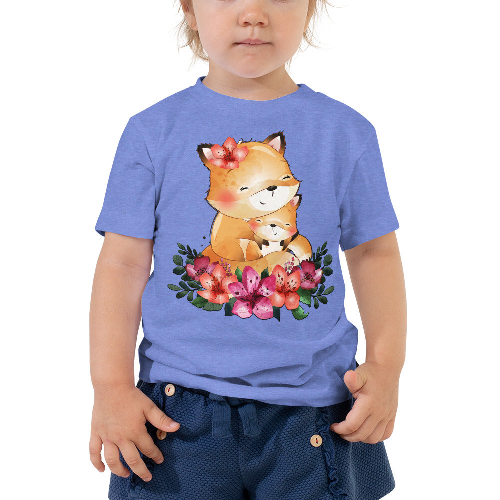 Cool Foxy Mom and Baby T-shirt, No. 0078