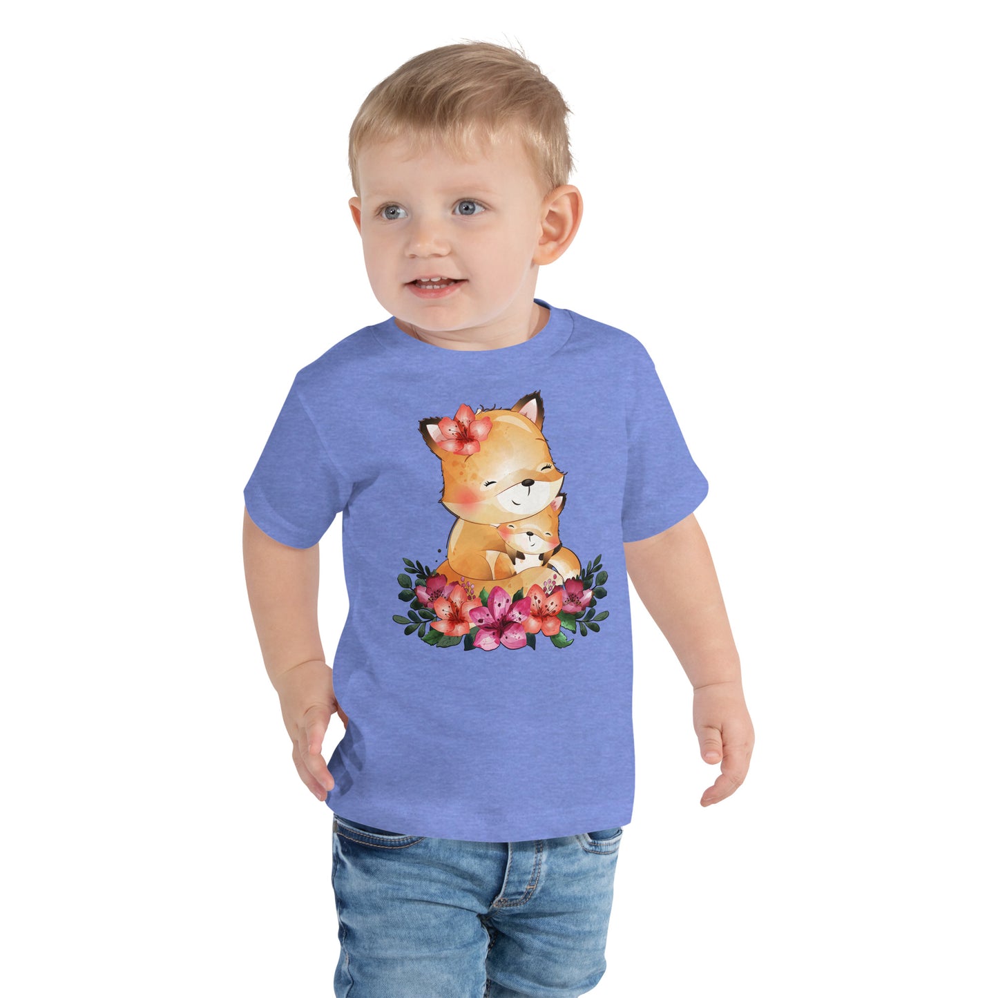 Cool Foxy Mom and Baby T-shirt, No. 0078