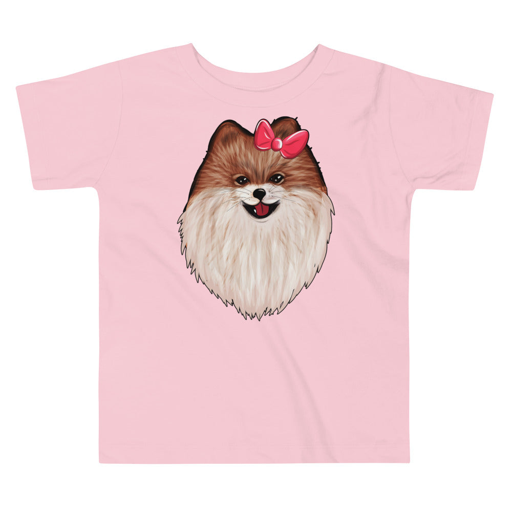 Cute Lovely Pomeranian Dog, T-shirts, No. 0597