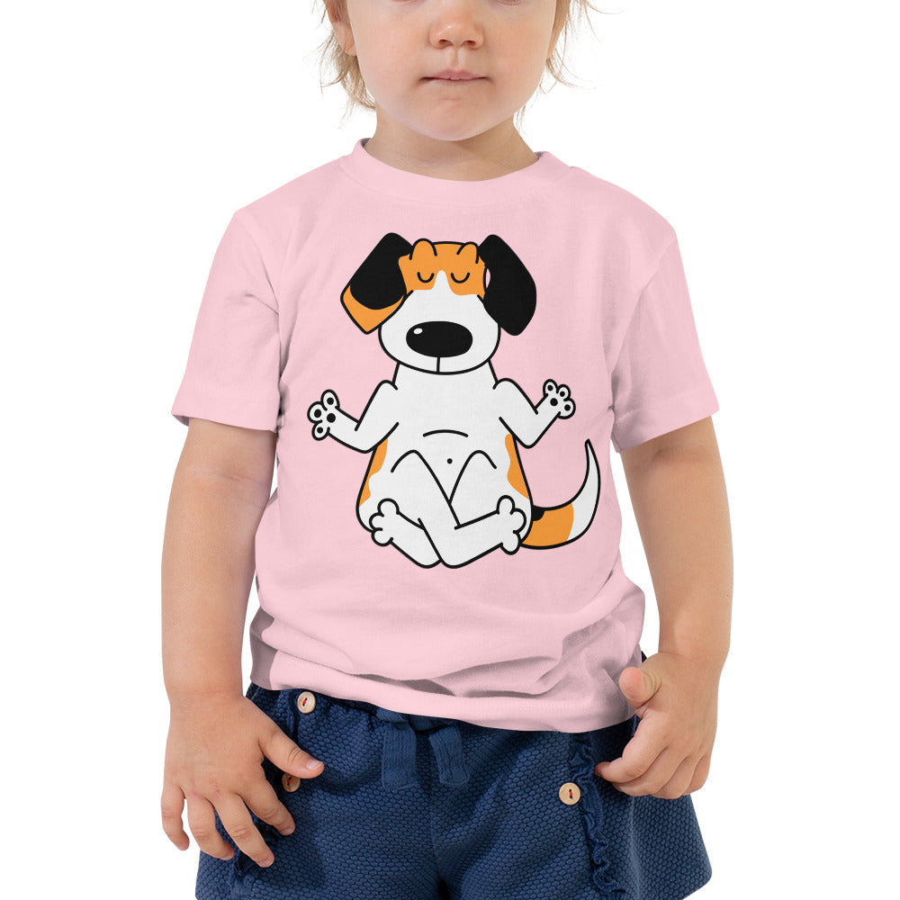 Funny Beagle Dog Practice Yoga, T-shirts, No. 0247