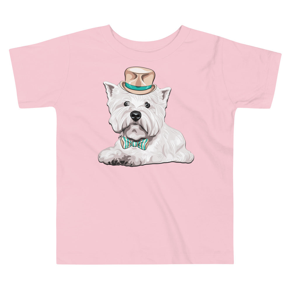 Cool West Highland White Terrier Dog T-shirt, No. 0134