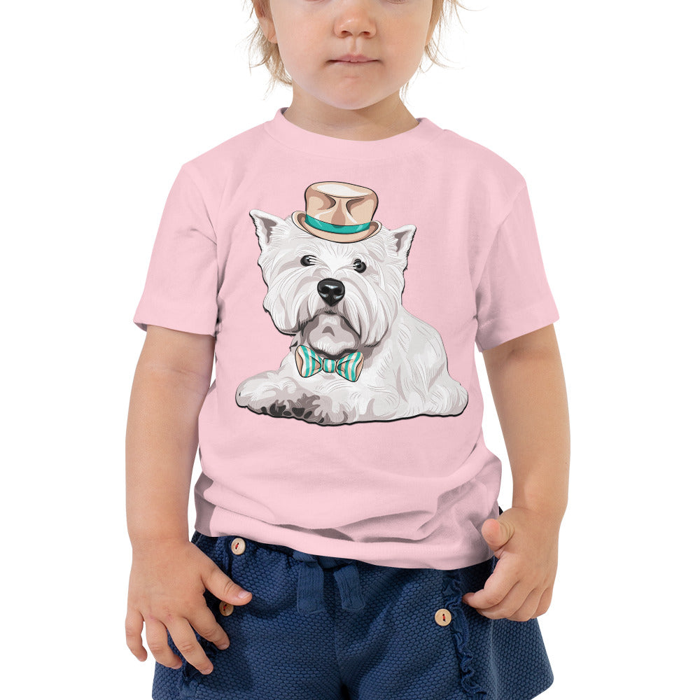 Cool West Highland White Terrier Dog T-shirt, No. 0134