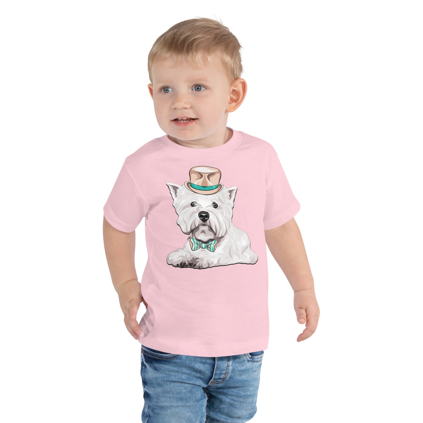 Cool West Highland White Terrier Dog T-shirt, No. 0134