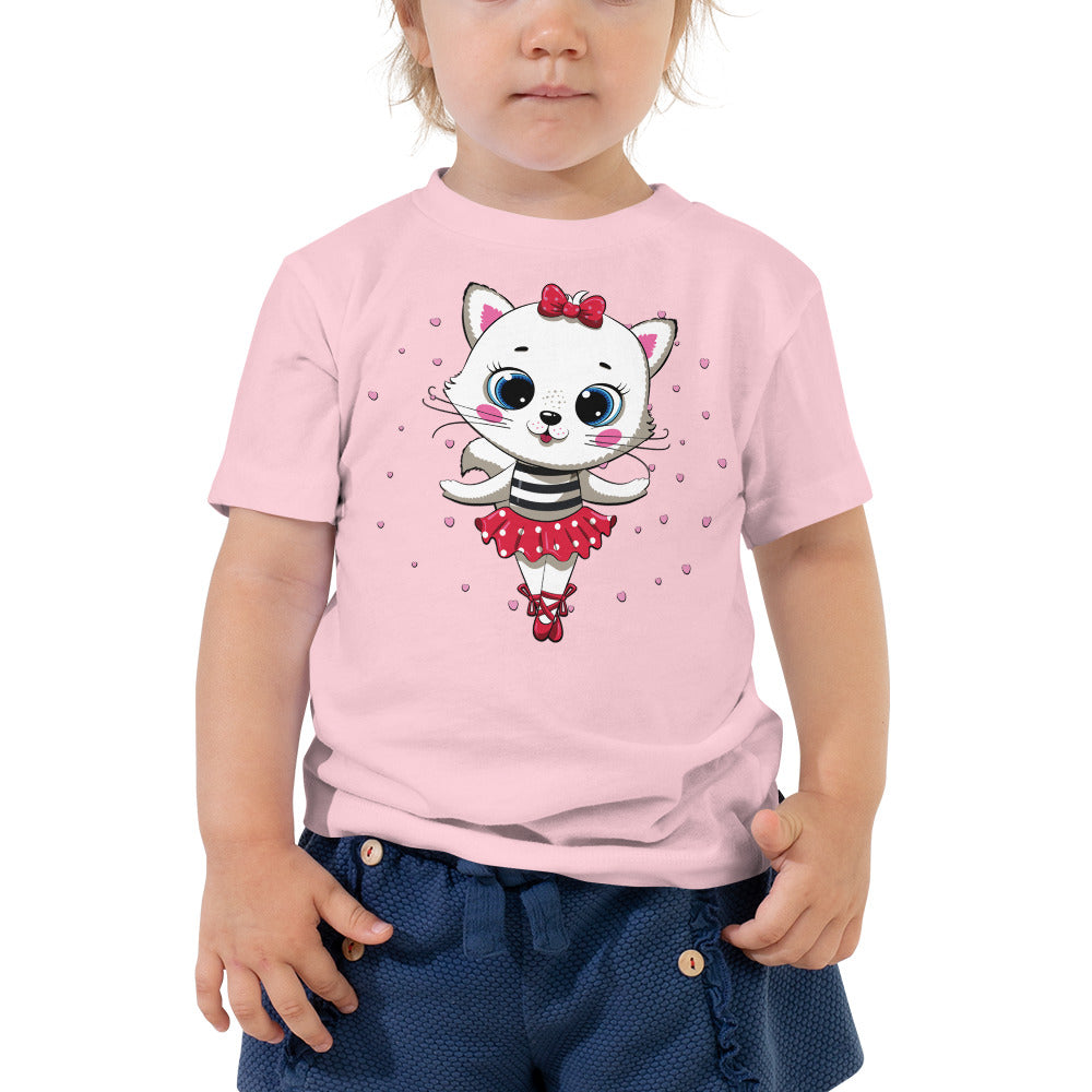 Cute Ballerina Baby Cat T-shirt, No. 0278