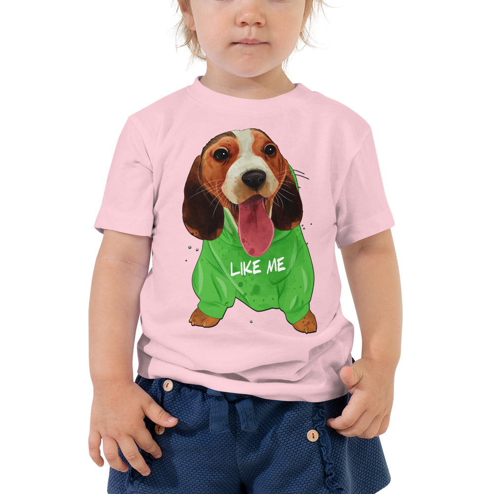 Cute Beagle Puppy Dog T-shirt, No. 0280