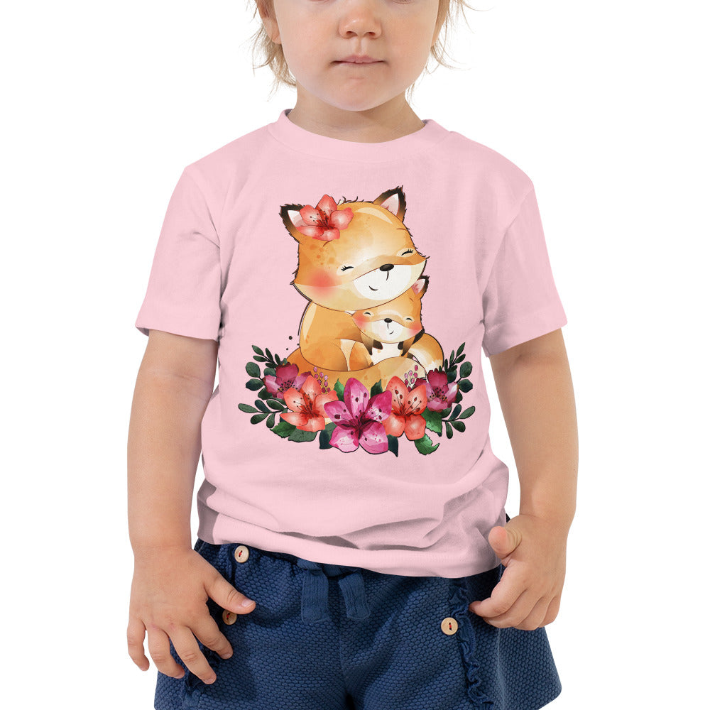 Cool Foxy Mom and Baby T-shirt, No. 0078